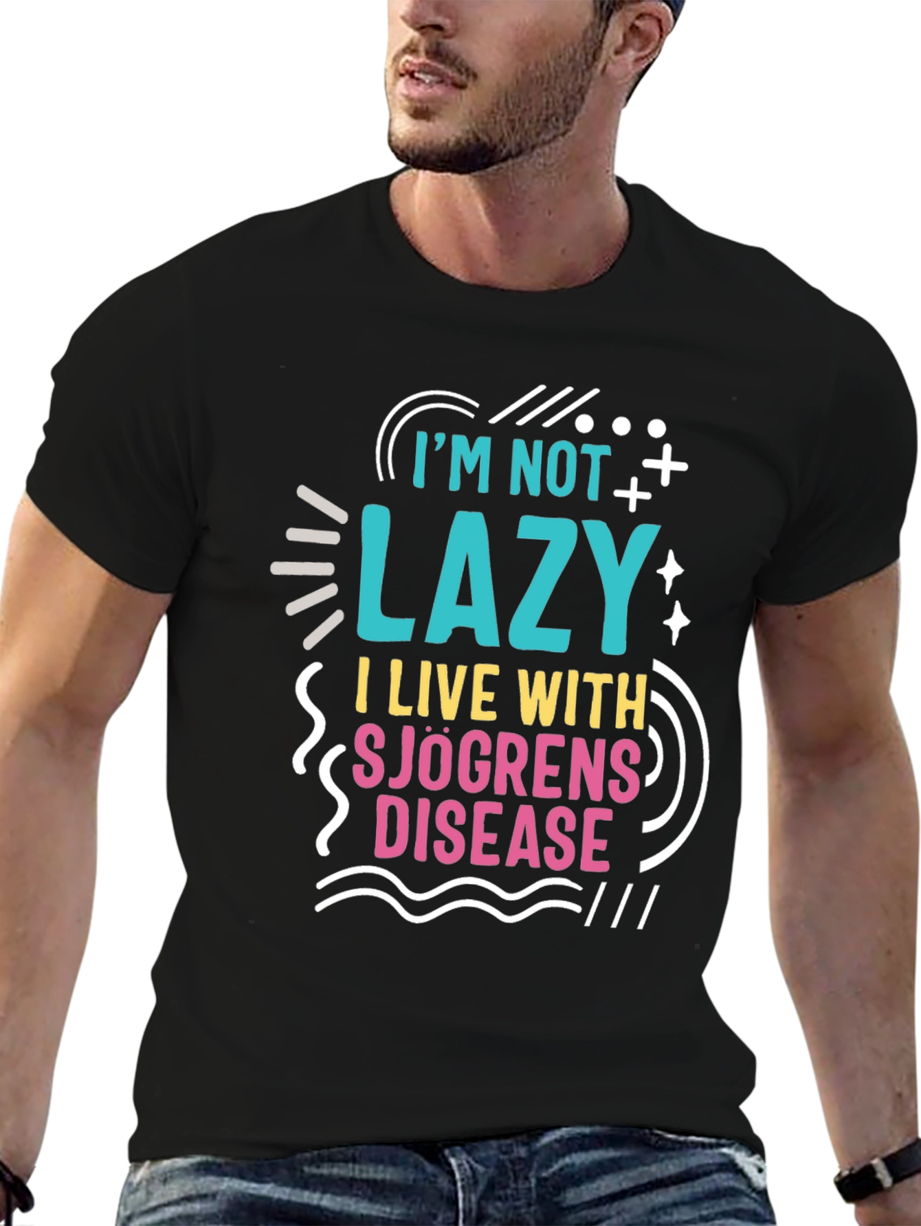 I'm Not Lazy Sjögren's Disease Awareness T-Shirt - 6