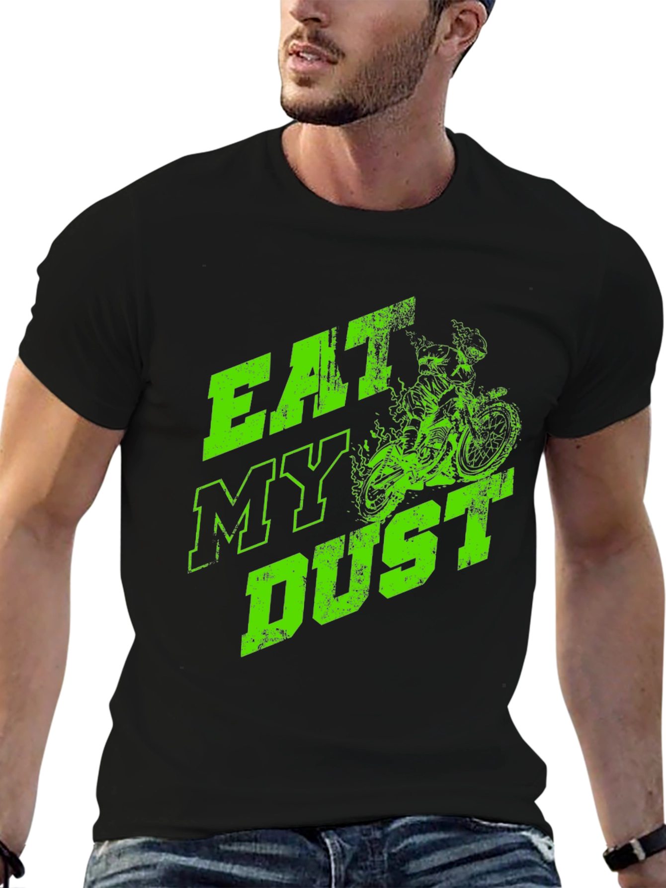 Eat My Dust Graphic Tee - Dirt Bike Design - 6