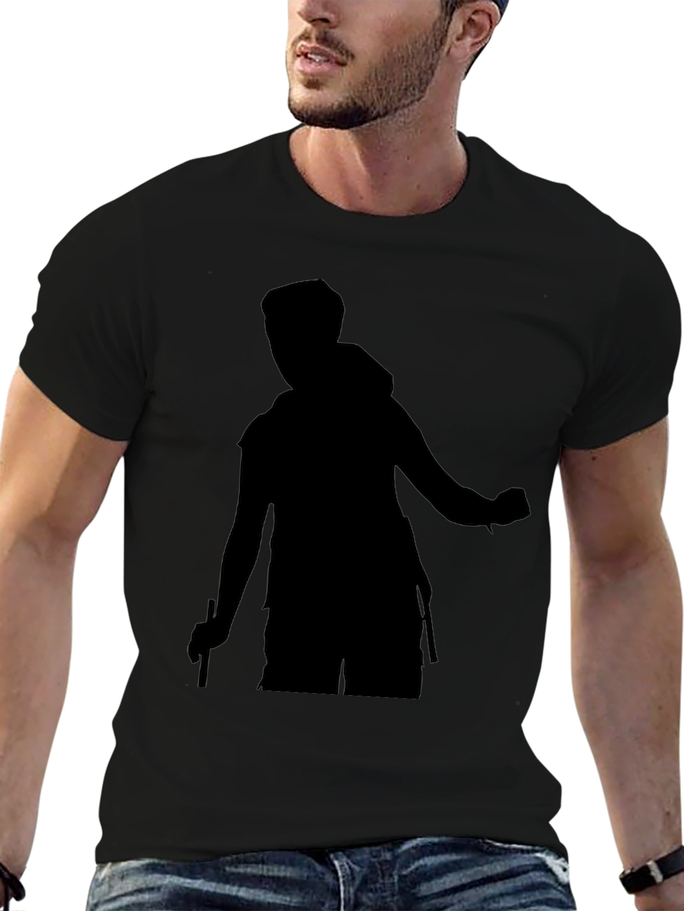 Black Black Silhouette Hiker T-Shirt view 6