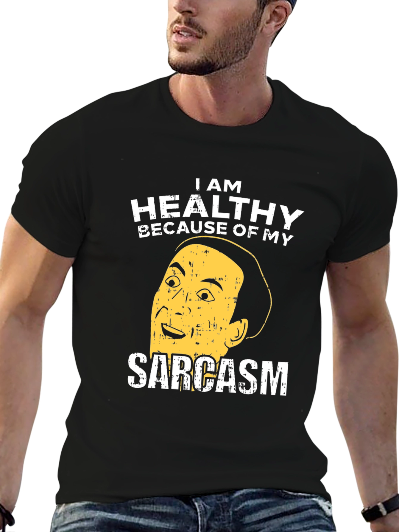 Black Sarcasm T-Shirt view 6
