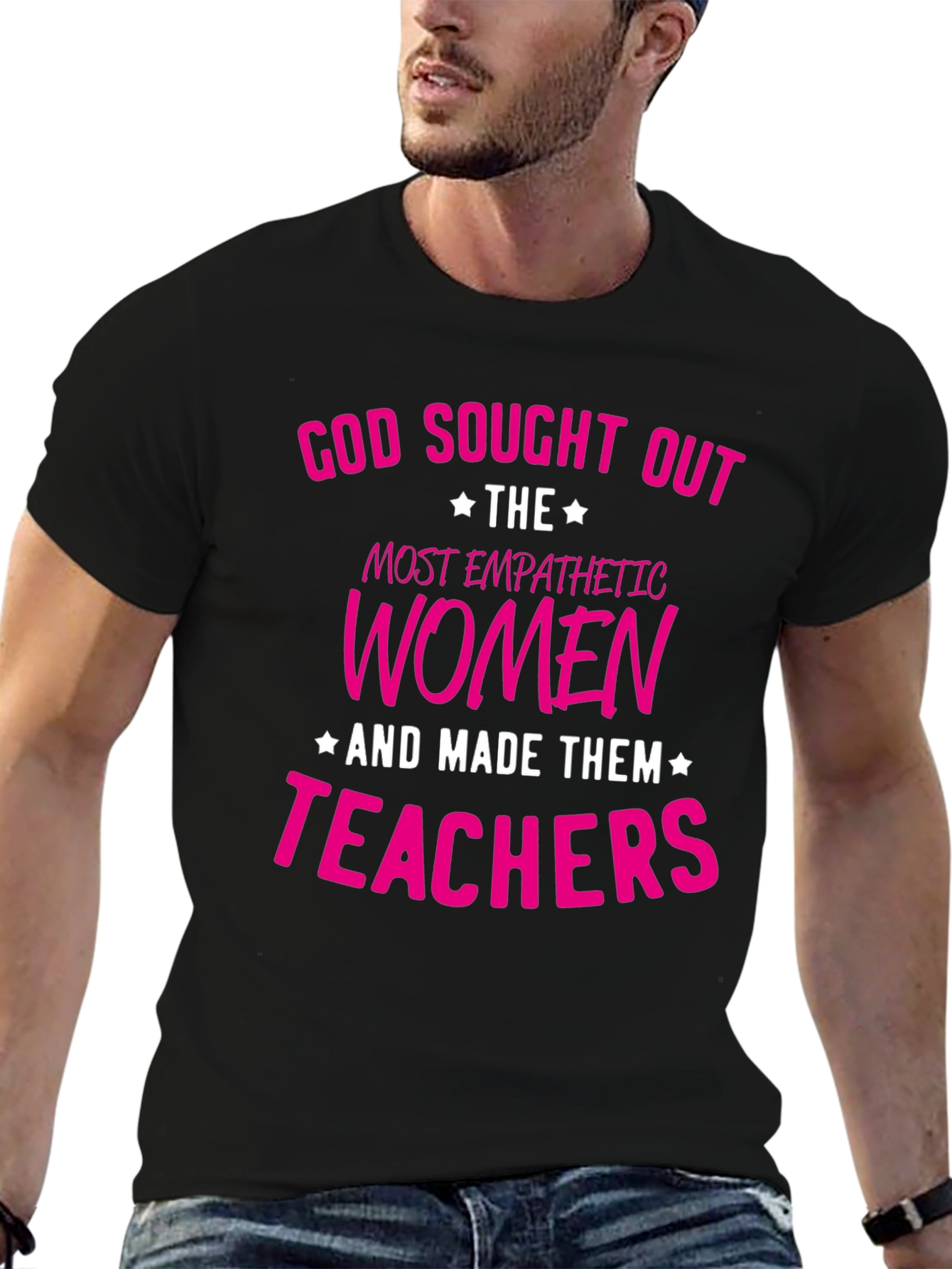 Black Empathetic Women Teachers Graphic Tee view 6