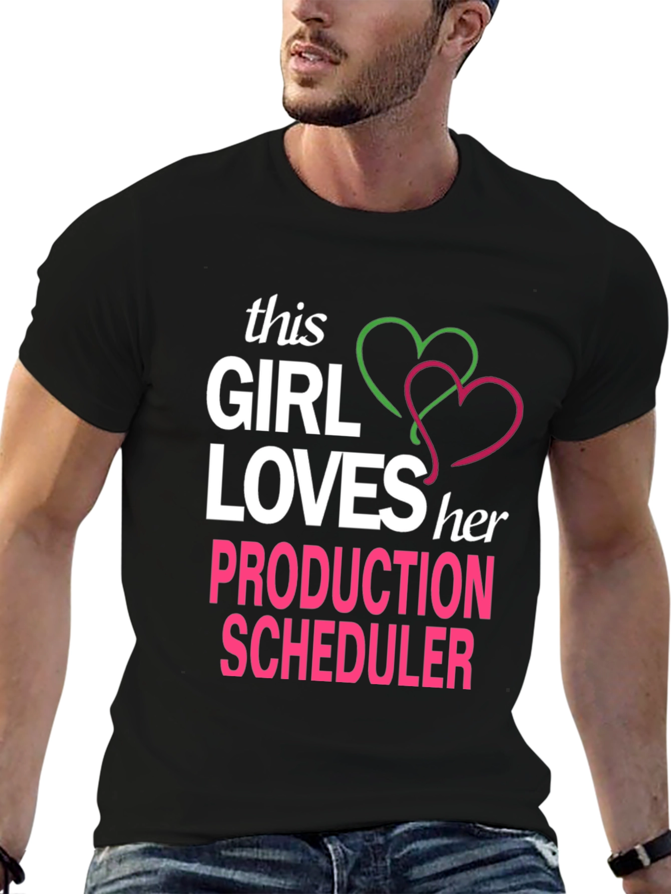 Production Scheduler T-Shirt: This Girl Loves Her Job - 6