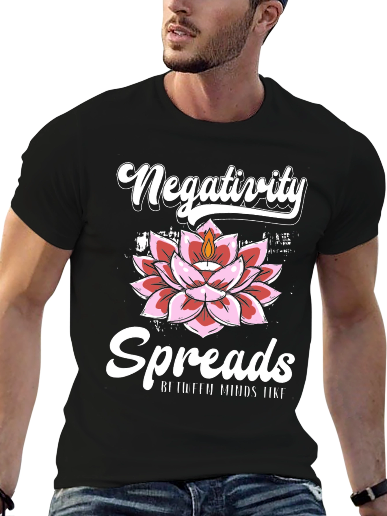 Black Negativity Spreads Graphic Tee view 6
