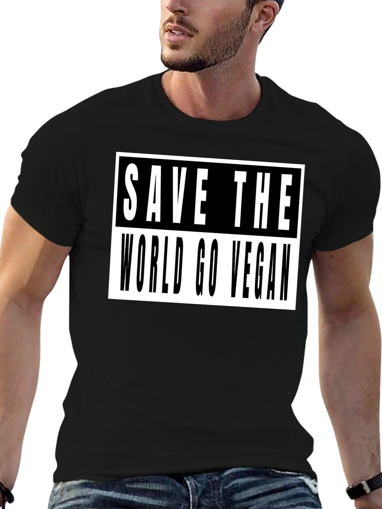 Save The World Go Vegan T-Shirt - 6