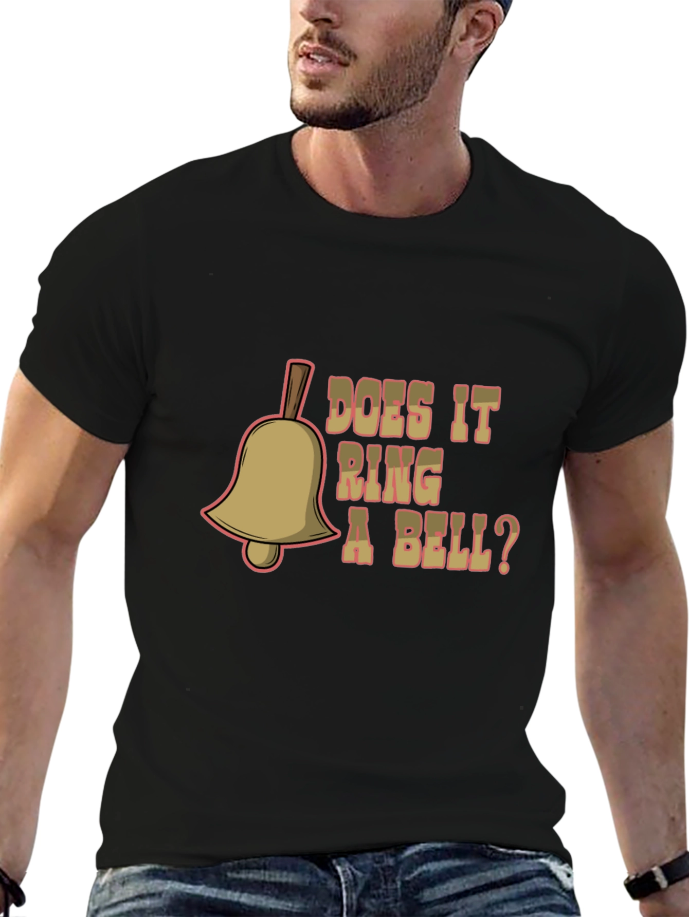 Black Does it Ring a Bell T-Shirt  view 6