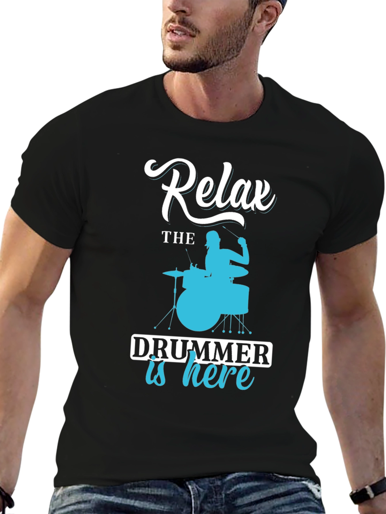 Relax, The Drummer is Here - Novelty T-Shirt - 6