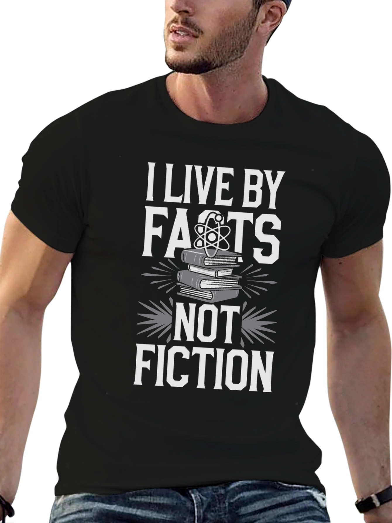 Facts Over Fiction T-Shirt - Science & Knowledge Tee - 6