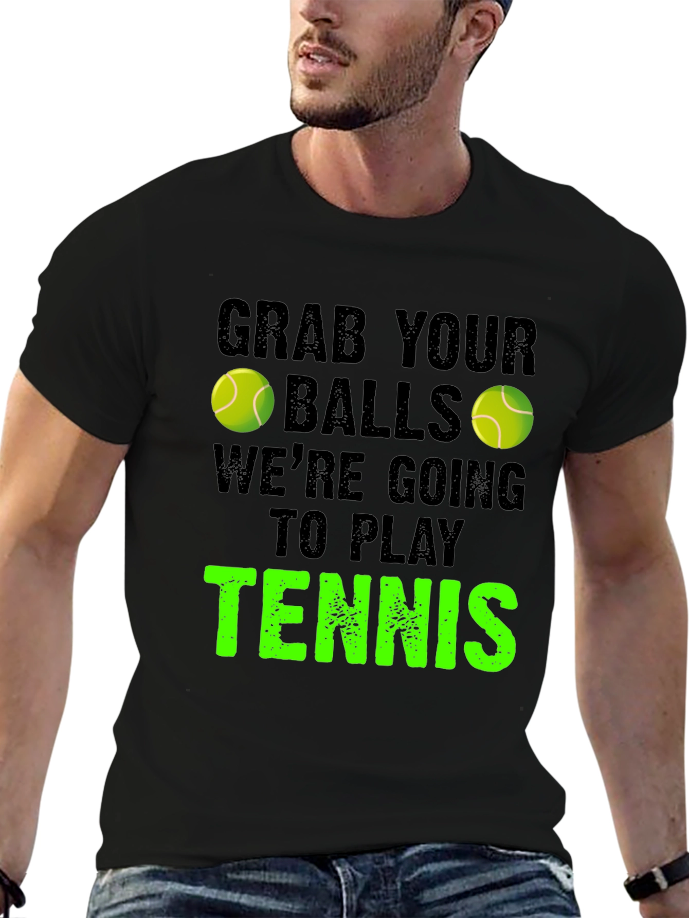 Grab Your Balls Tennis Graphic Tee - 6