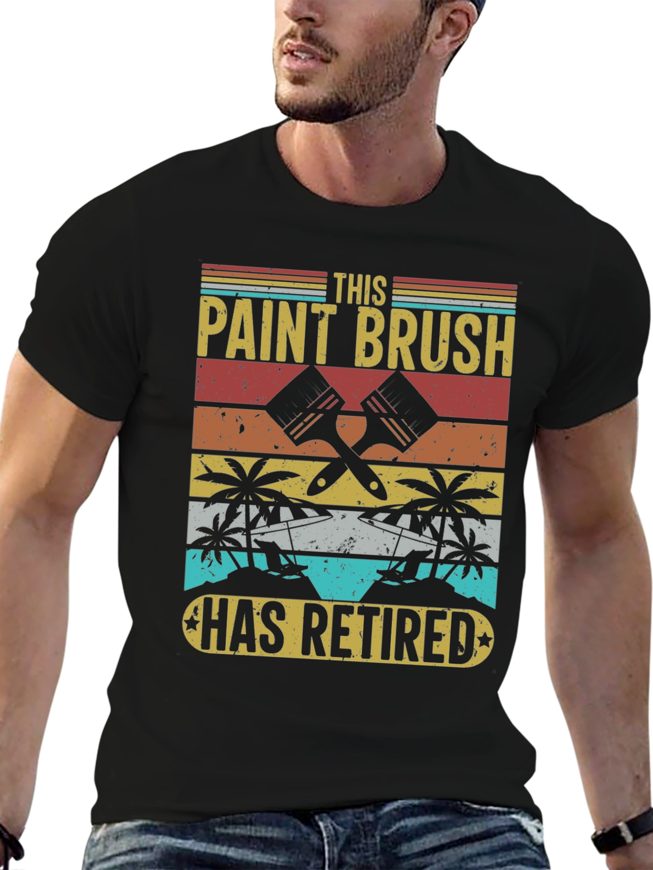 Retired Paint Brush T-Shirt - 6
