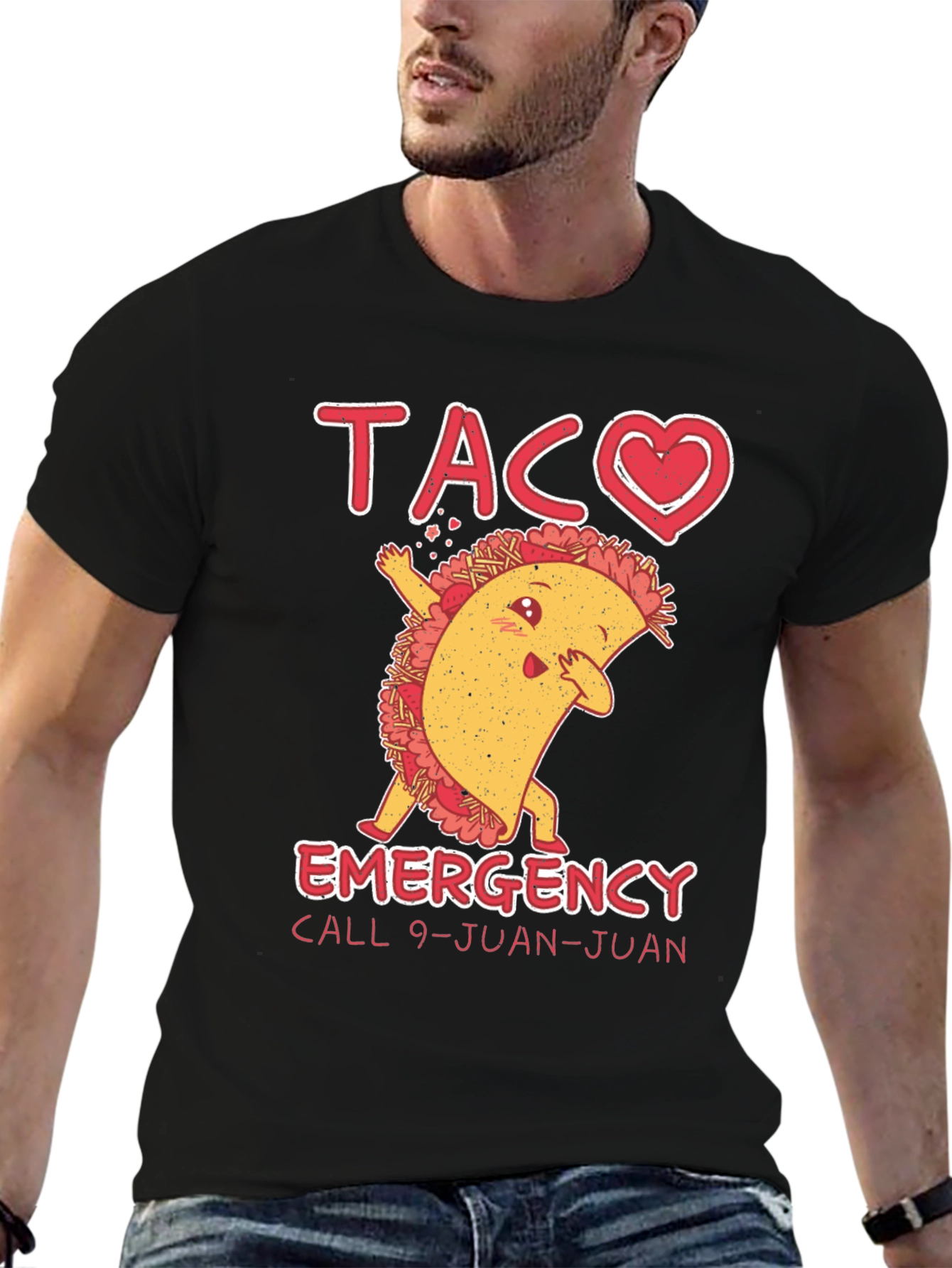 Black Taco Emergency T-Shirt Funny 9-Juan-Juan view 6