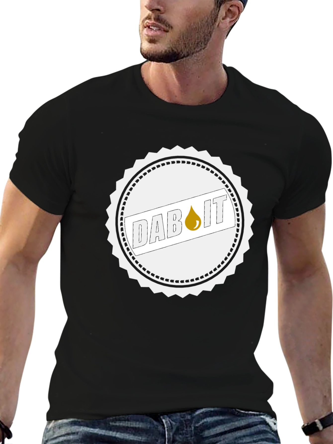 Black Dab It Graphic T-Shirt - Premium Comfort view 6