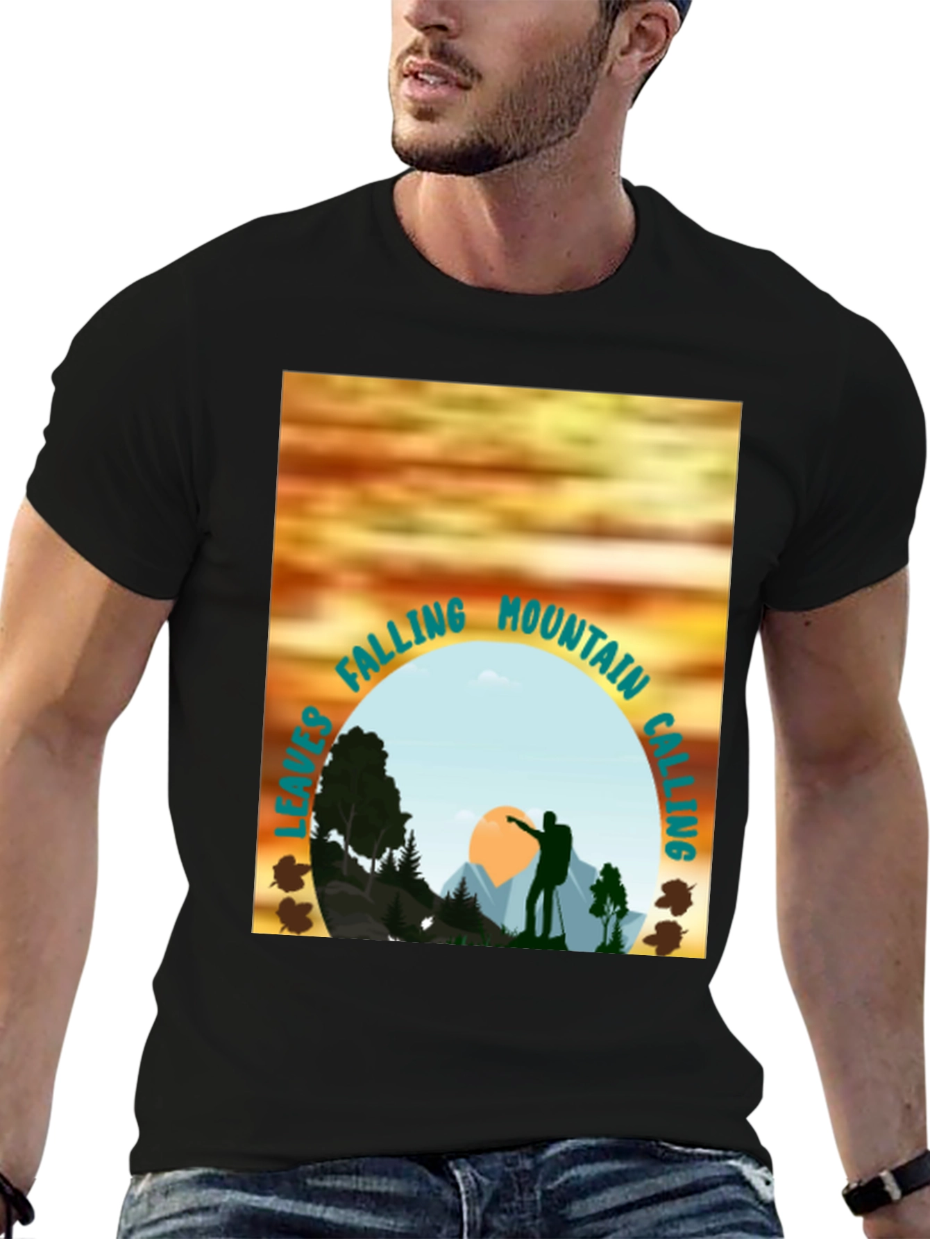 Black Mountain Calling Graphic Tee - Adventure Shirt view 6