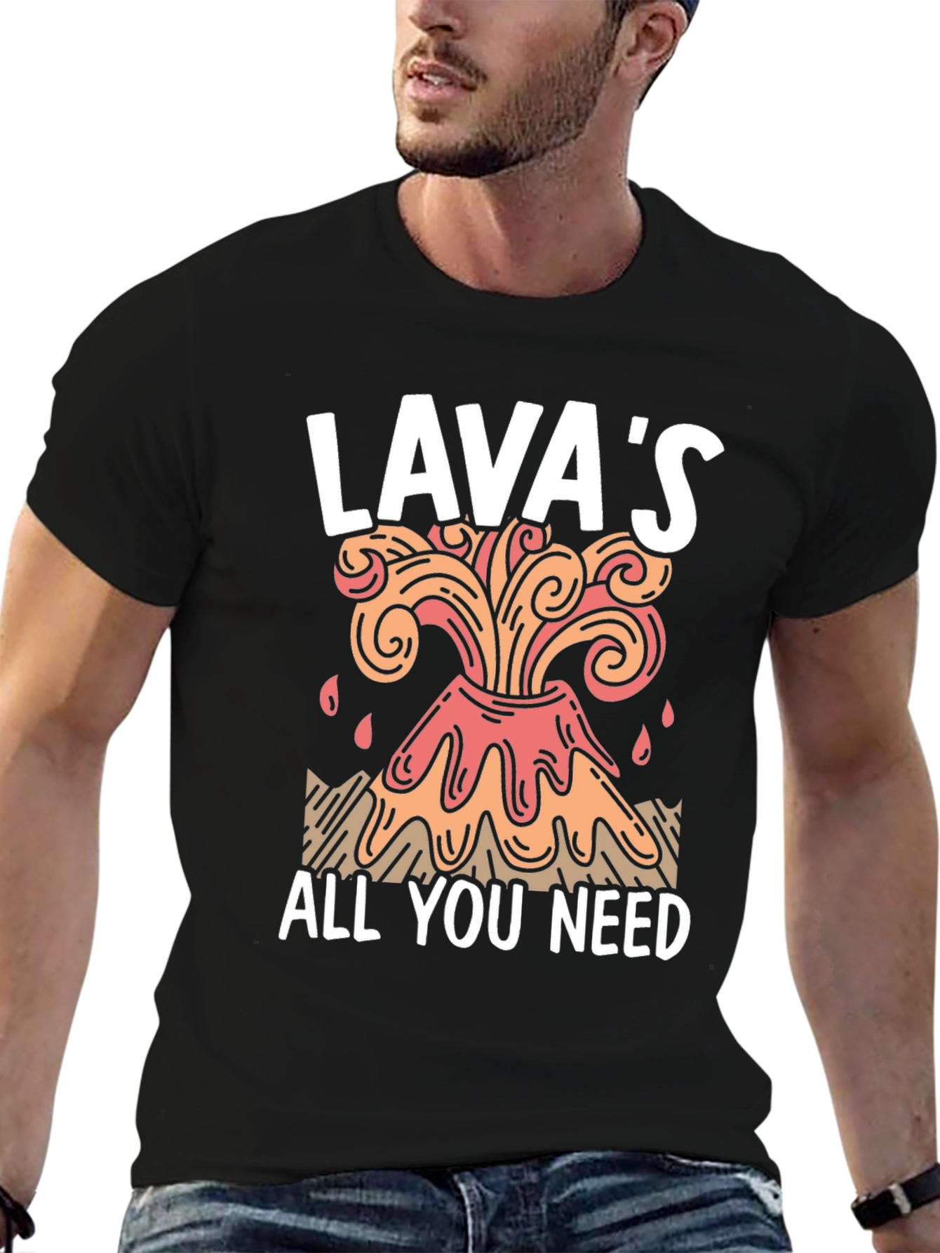 Black Lava's All You Need Graphic T-Shirt view 6