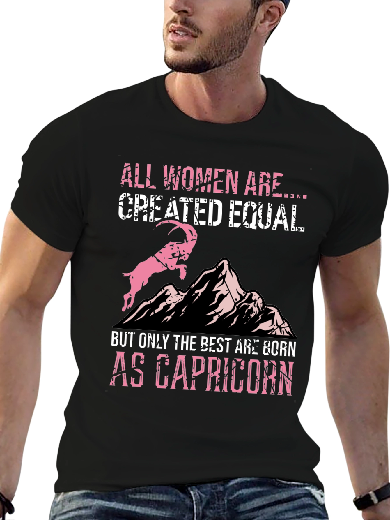 Capricorn Women's Graphic Tee - Zodiac Birthday Shirt - 6