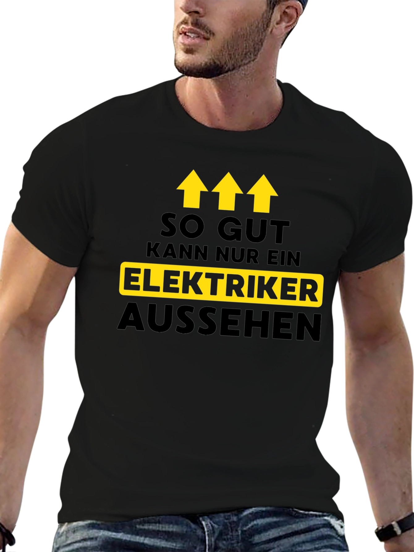 Black Electrician T-Shirt - So Gut Kann Nur Ein Elektriker Aussehen view 6