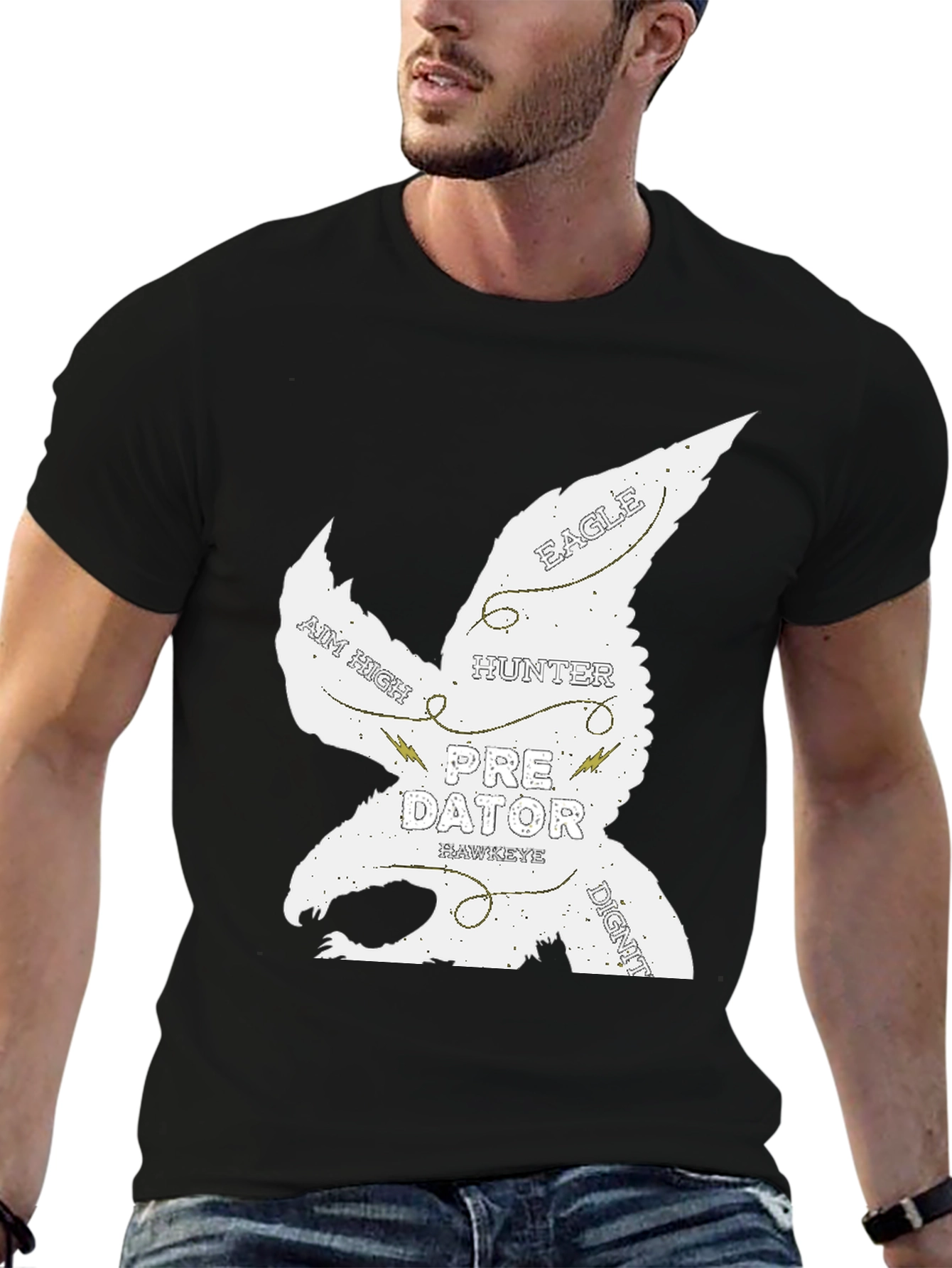 Black Eagle Predator Graphic T-Shirt - Men's view 6
