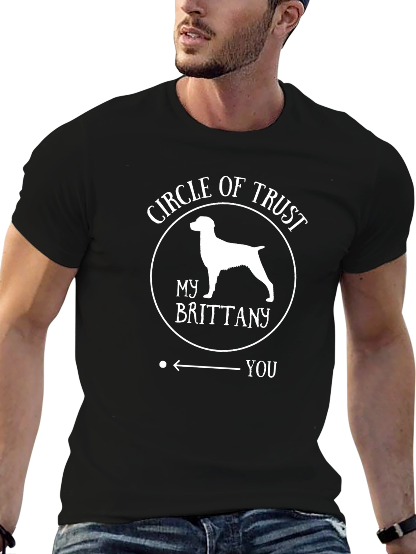 Black Circle of Trust Dog Lover T-Shirt view 6