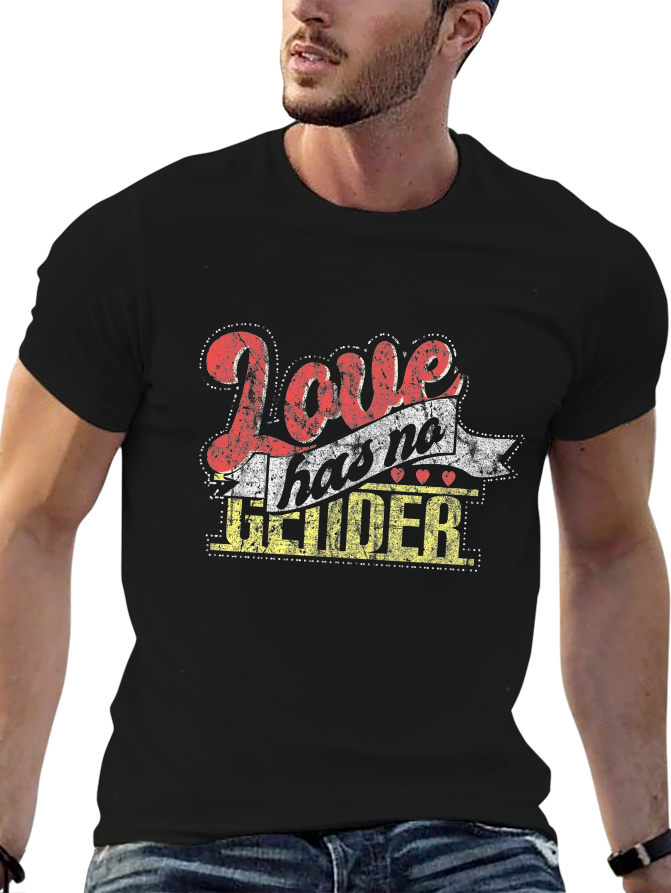Black Love Has No Gender Graphic T-Shirt view 6
