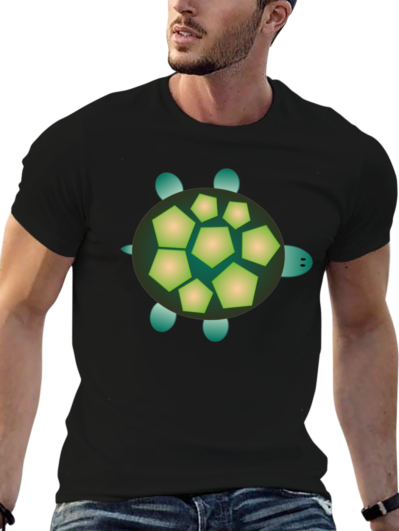 Black Turtle Graphic Tee - Cool Casual Style view 6