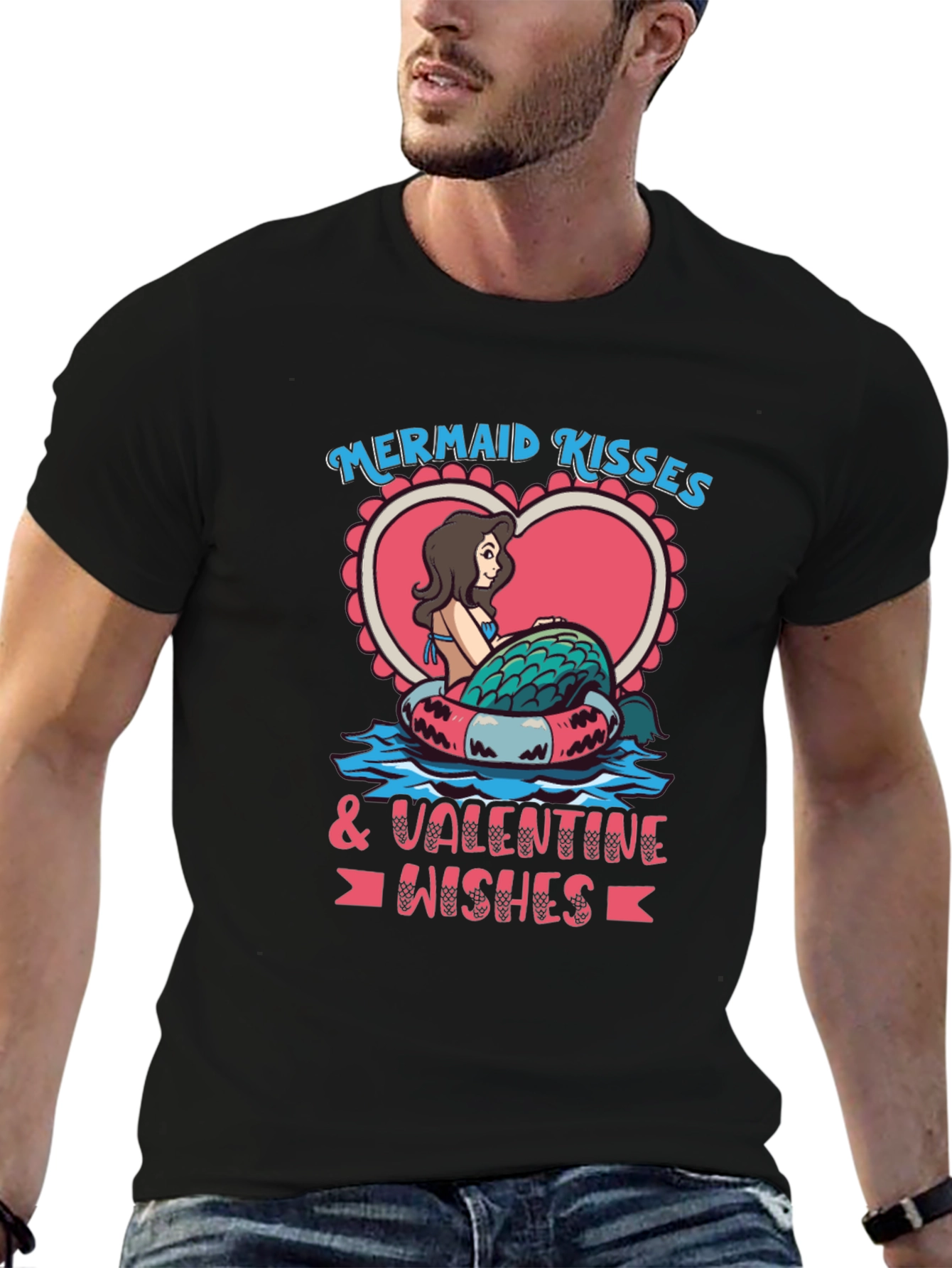 Mermaid Kisses Valentine T-Shirt - 6