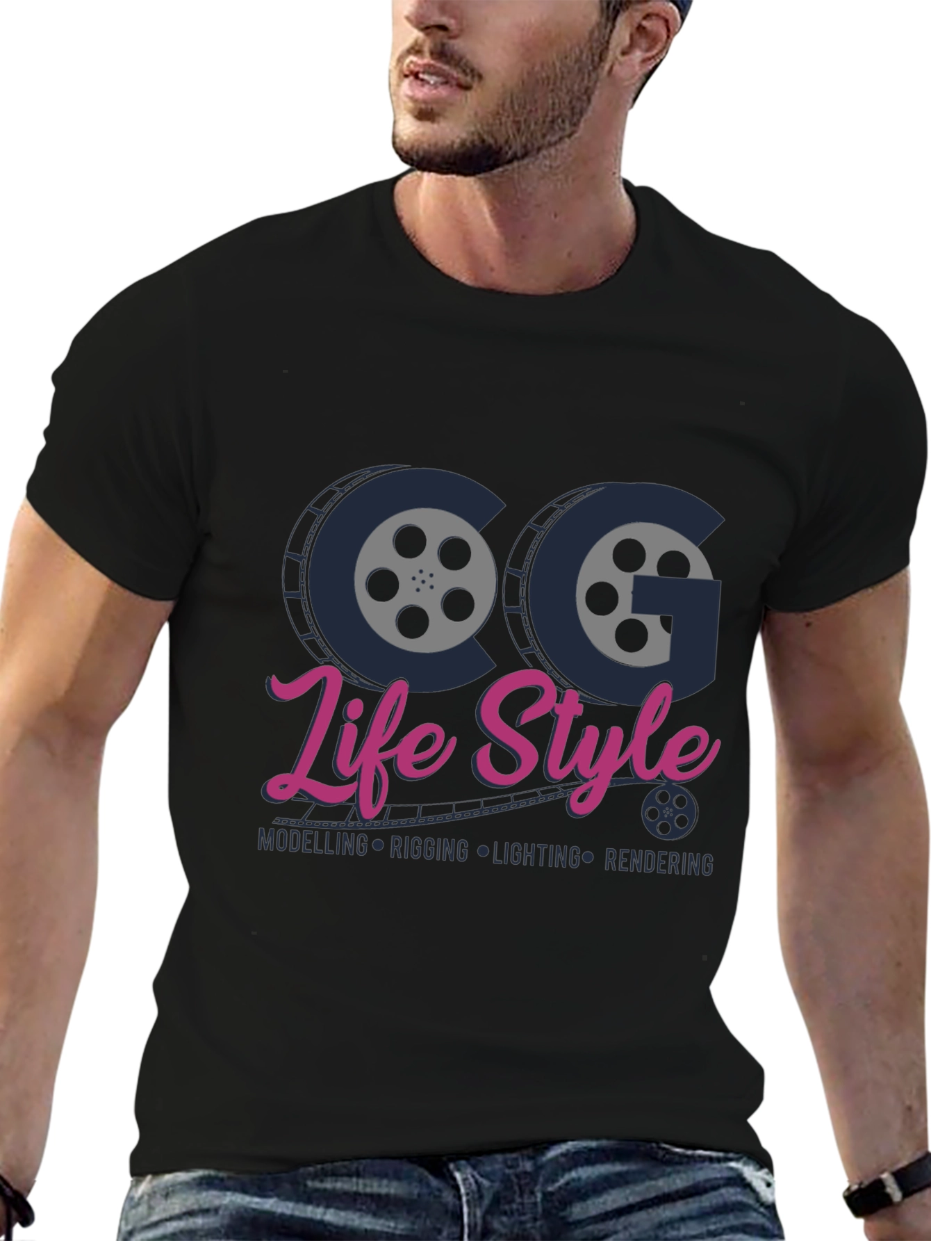 Black OG Lifestyle Graphic T-Shirt view 6