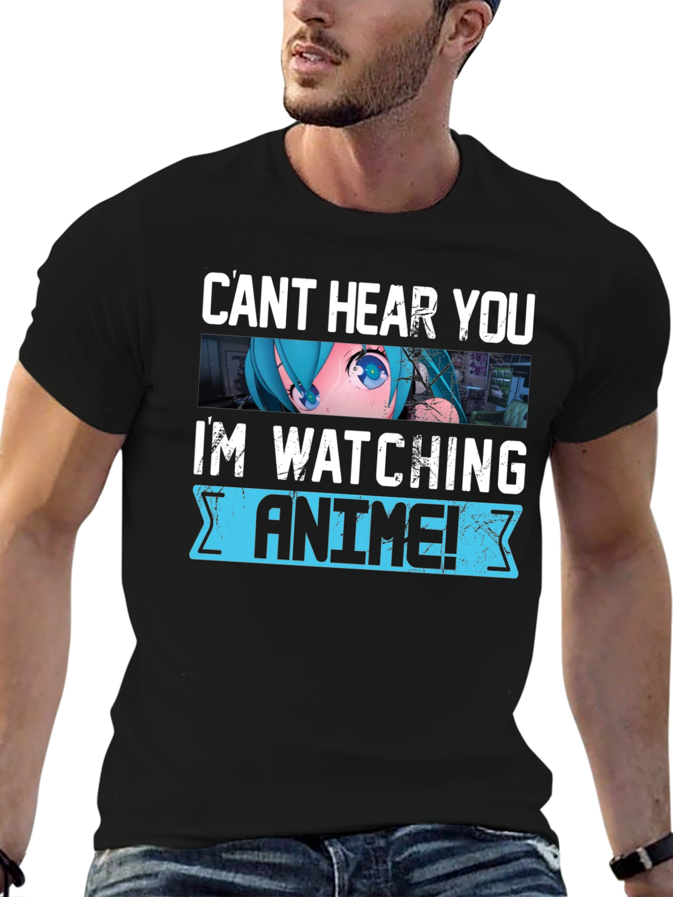 Anime Lover Tee: Can't Hear You, I'm Watching Anime T-Shirt - 6