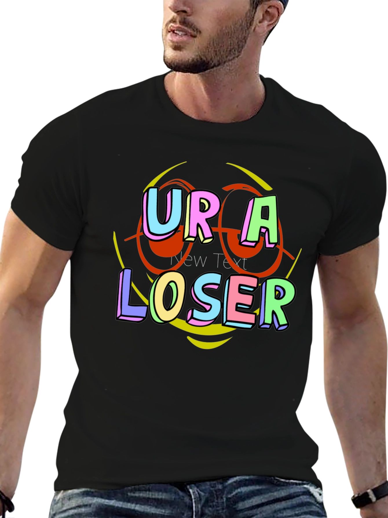 Ur a Loser Graphic T-Shirt - 6