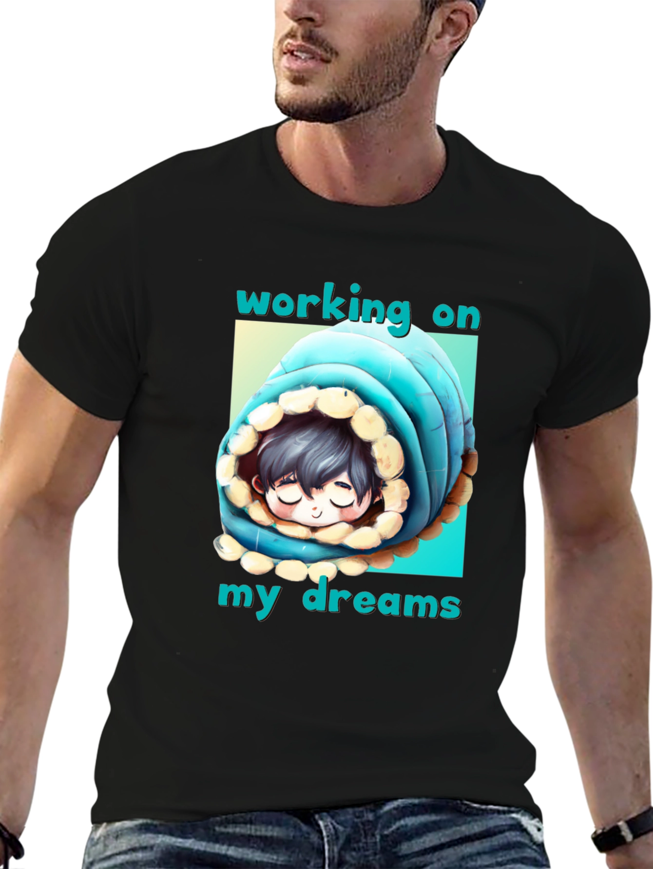 Black Working On My Dreams T-Shirt view 6
