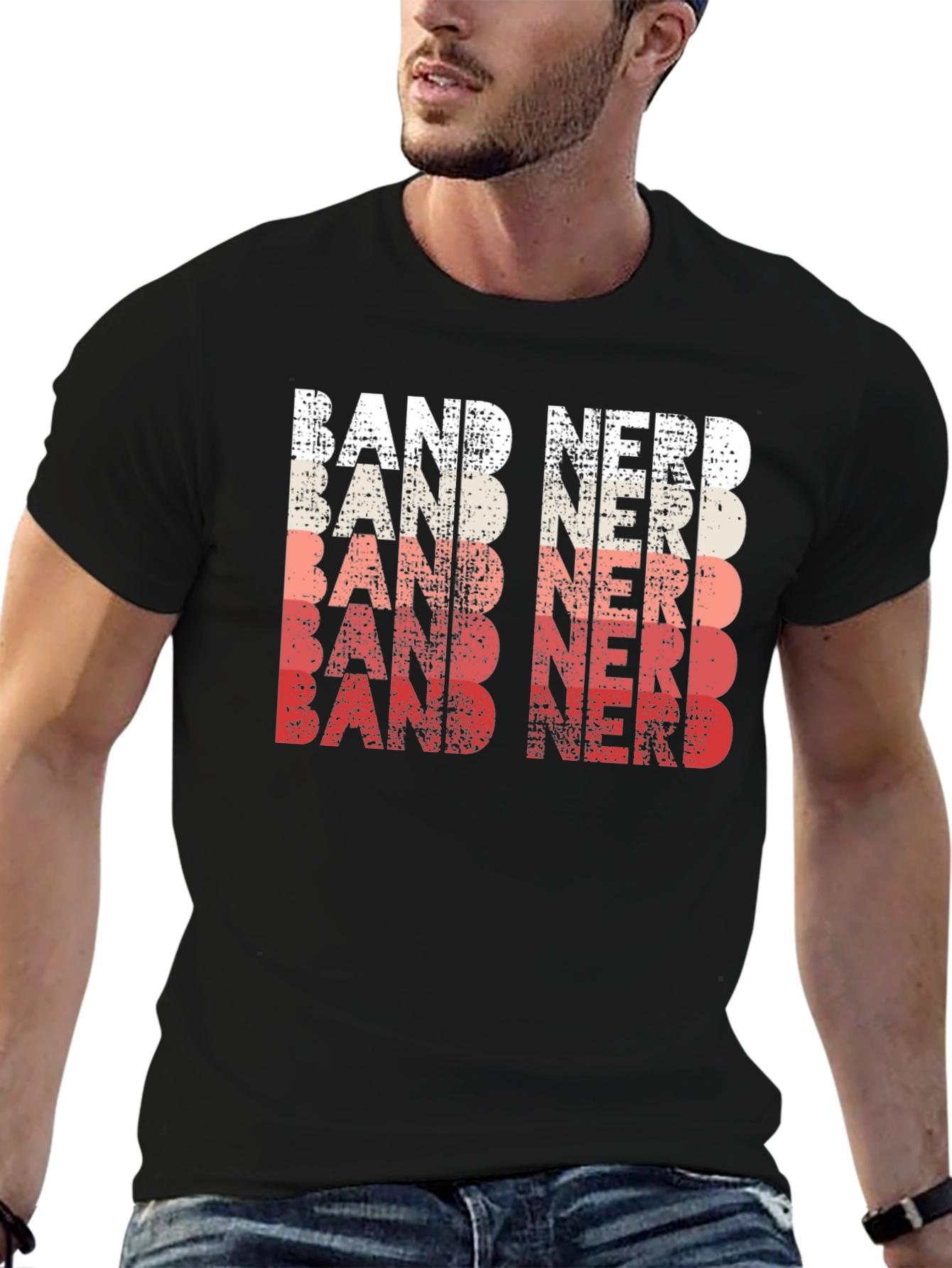 Black Band Nerd T-Shirt view 6