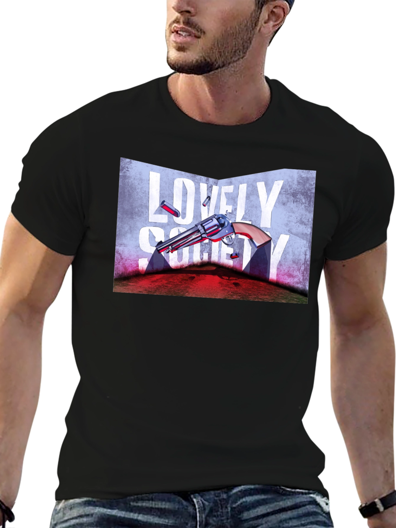 Lovely Society Graphic Tee - Edgy Design - 6