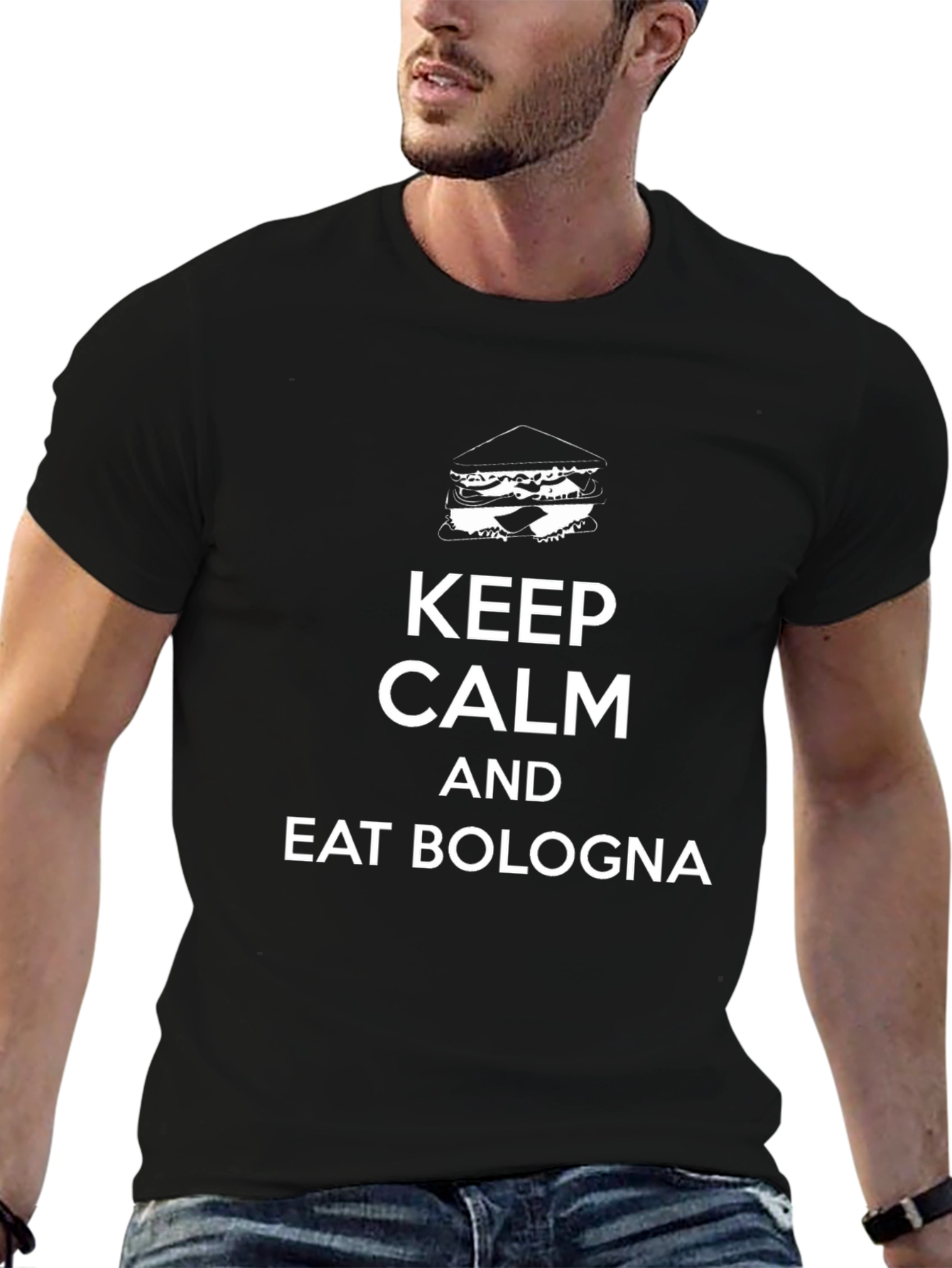 Keep Calm Eat Bologna T-Shirt - 6