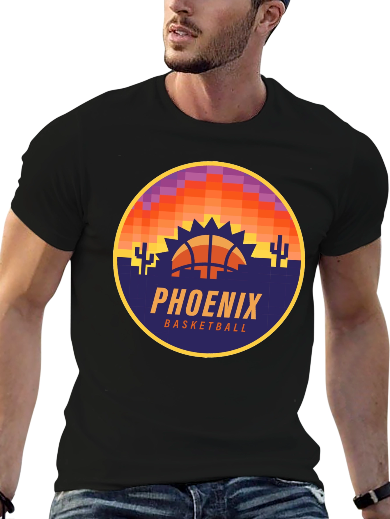 Black Phoenix Basketball Graphic Tee view 6
