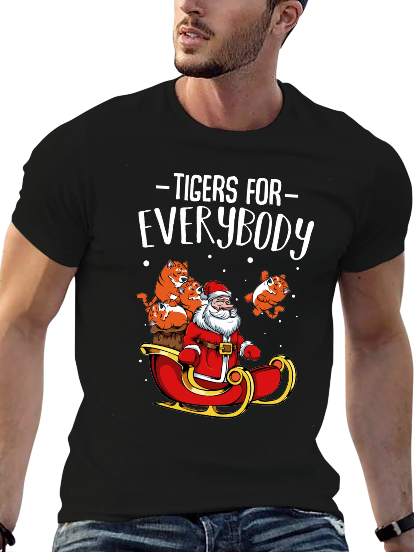 Black Tigers For Everybody Graphic Tee view 6