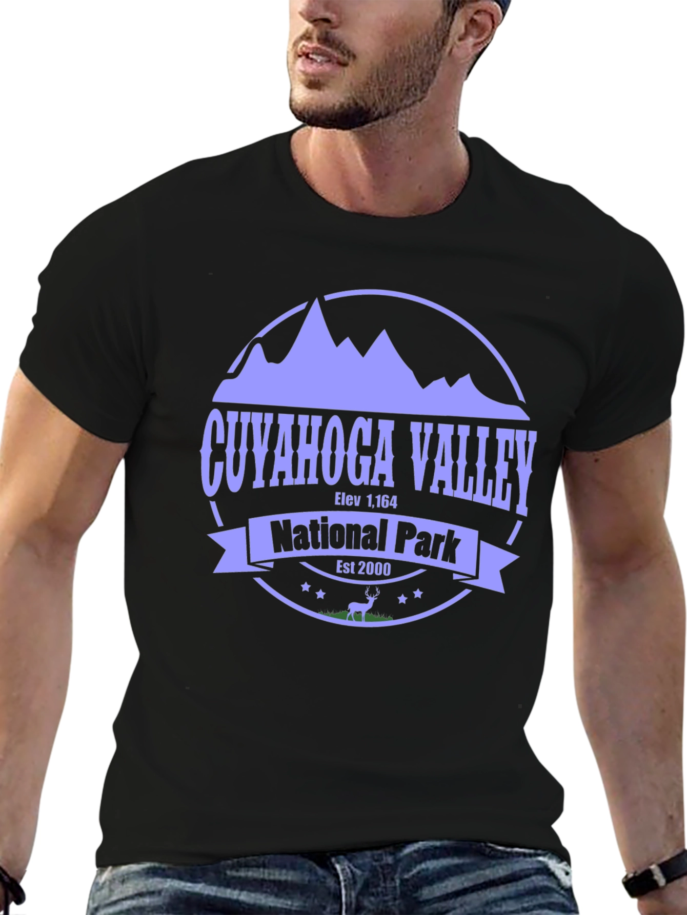 Black Cuyahoga Valley National Park T-Shirt view 6