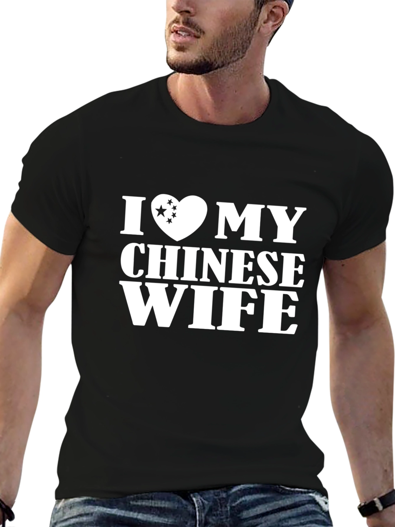 I Love My Chinese Wife Graphic T-Shirt - 6