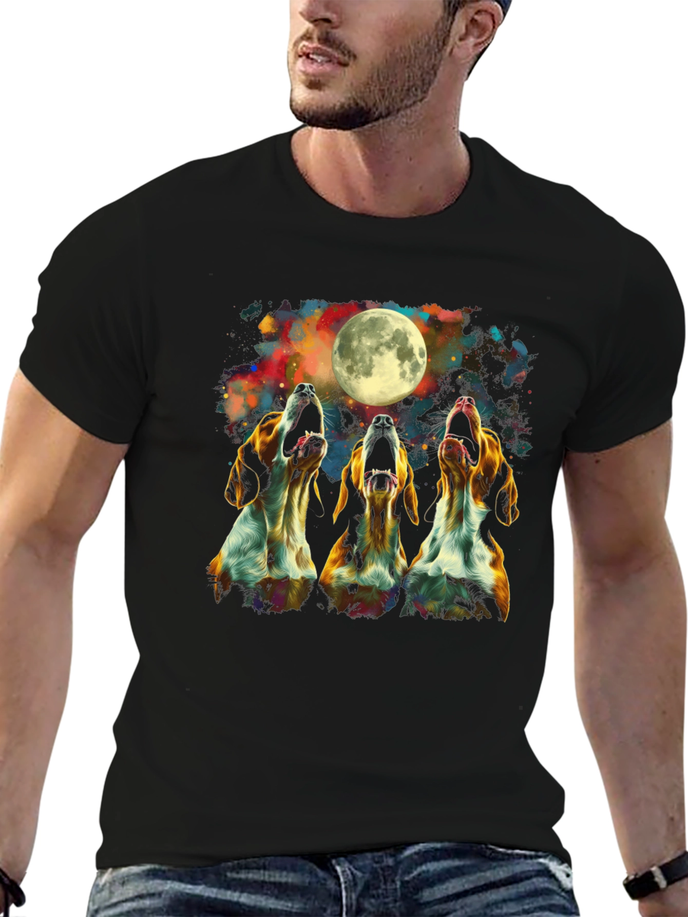 Howling Hounds Moon T-Shirt - 6