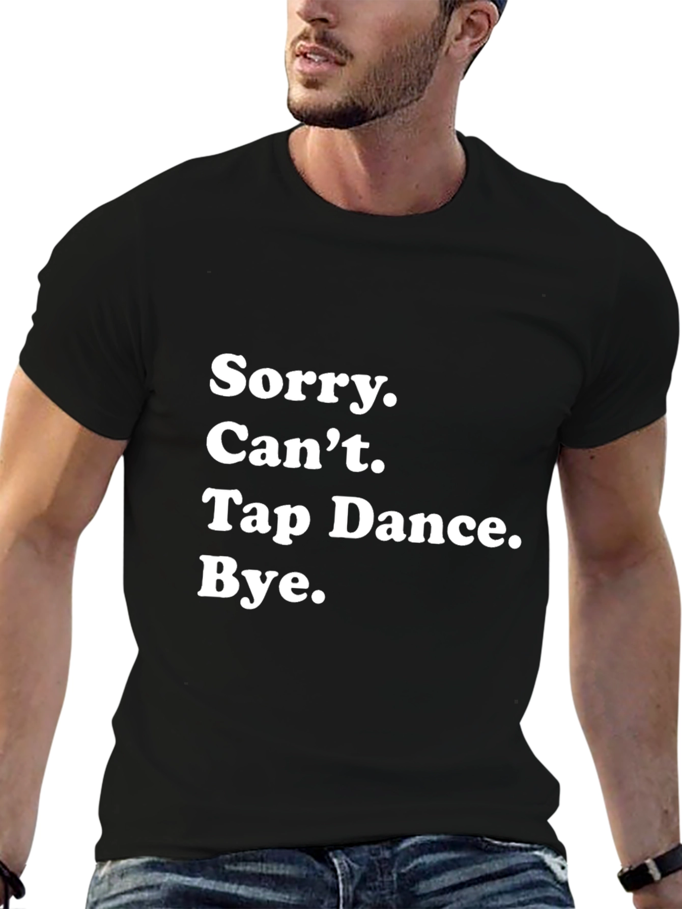 Black Funny Tap Dance T-Shirt view 6