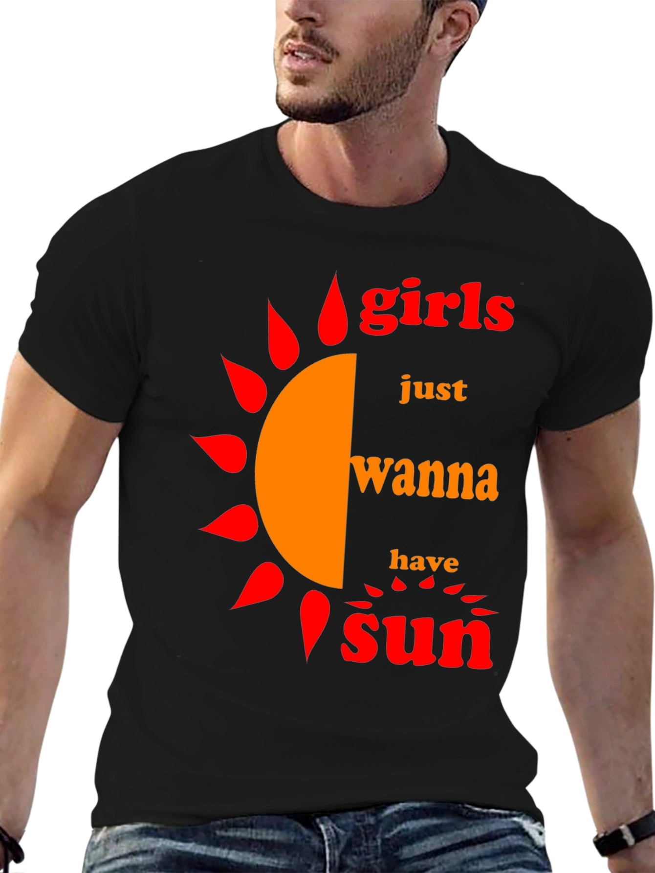 Black Girls Just Wanna Have Sun T-Shirt - Summer Vibes view 6