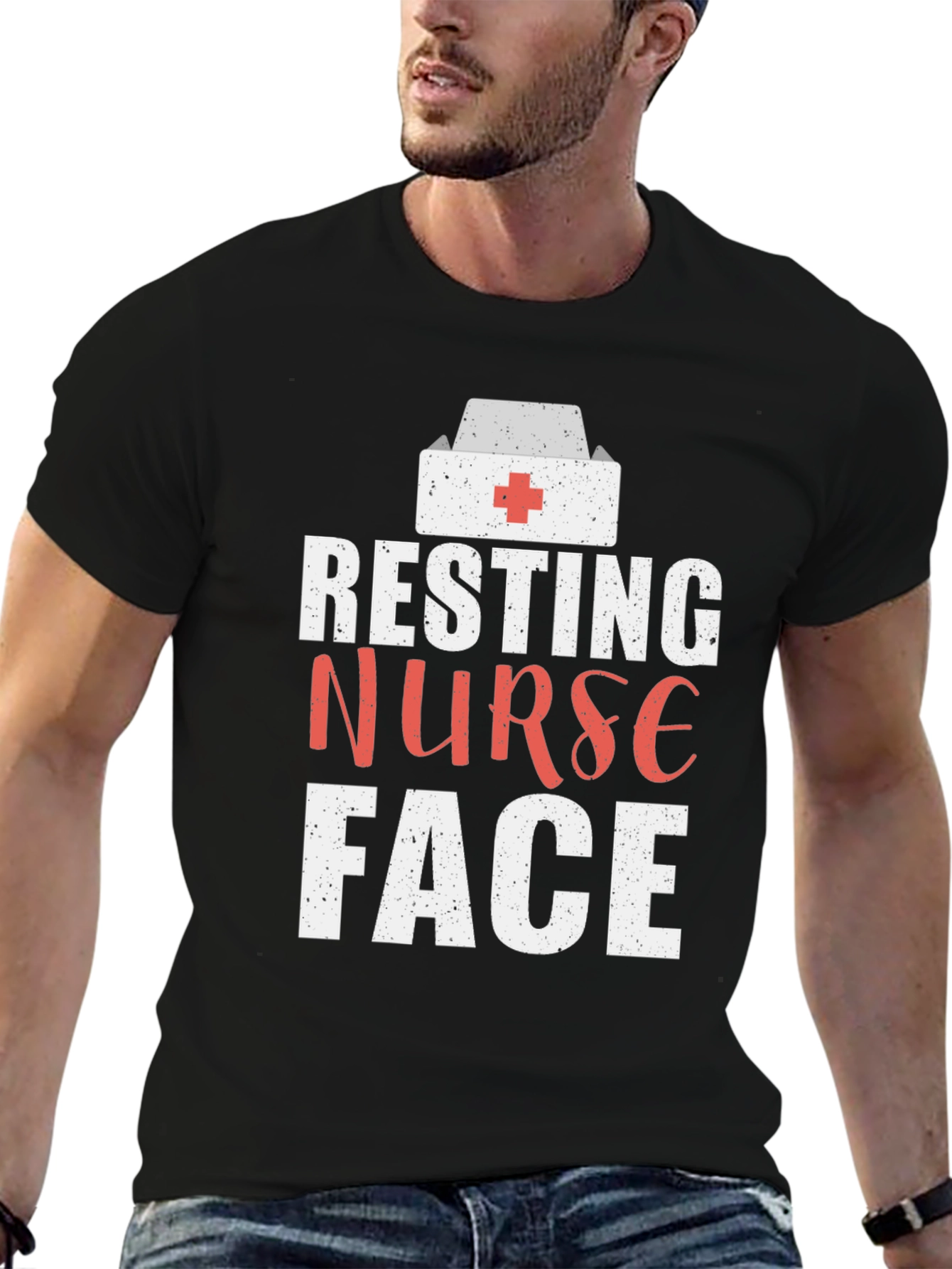 Resting Nurse Face T-Shirt - Funny RN Tee - 6