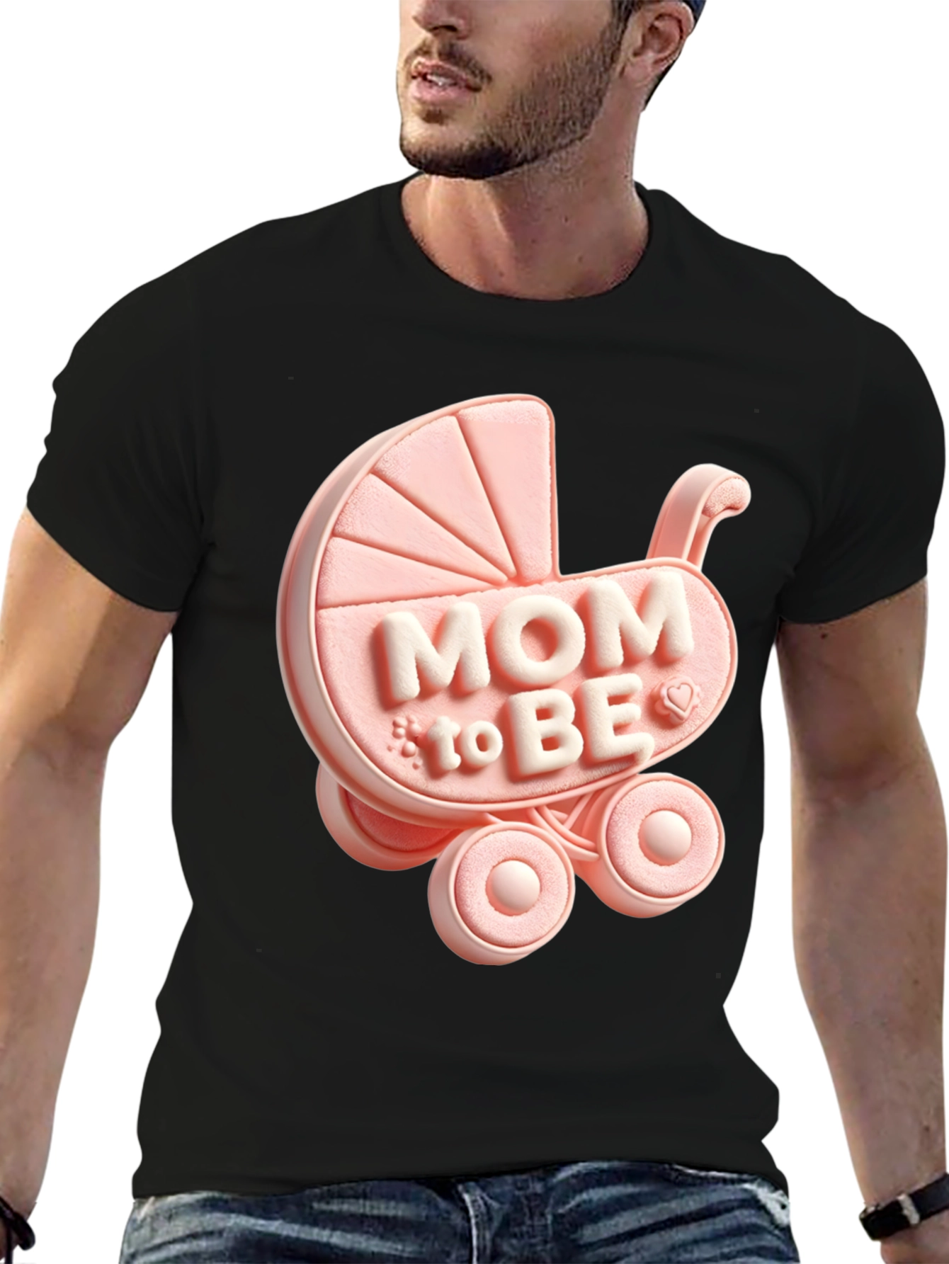 Mom To Be Baby Carriage T-Shirt - 6