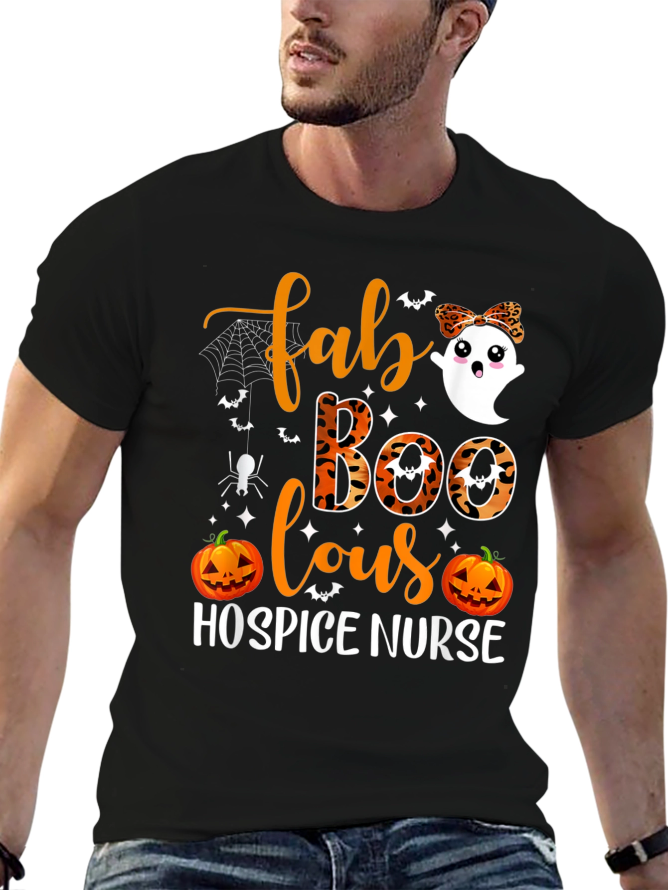 Fab-Boo-lous Hospice Nurse Halloween T-Shirt - 6