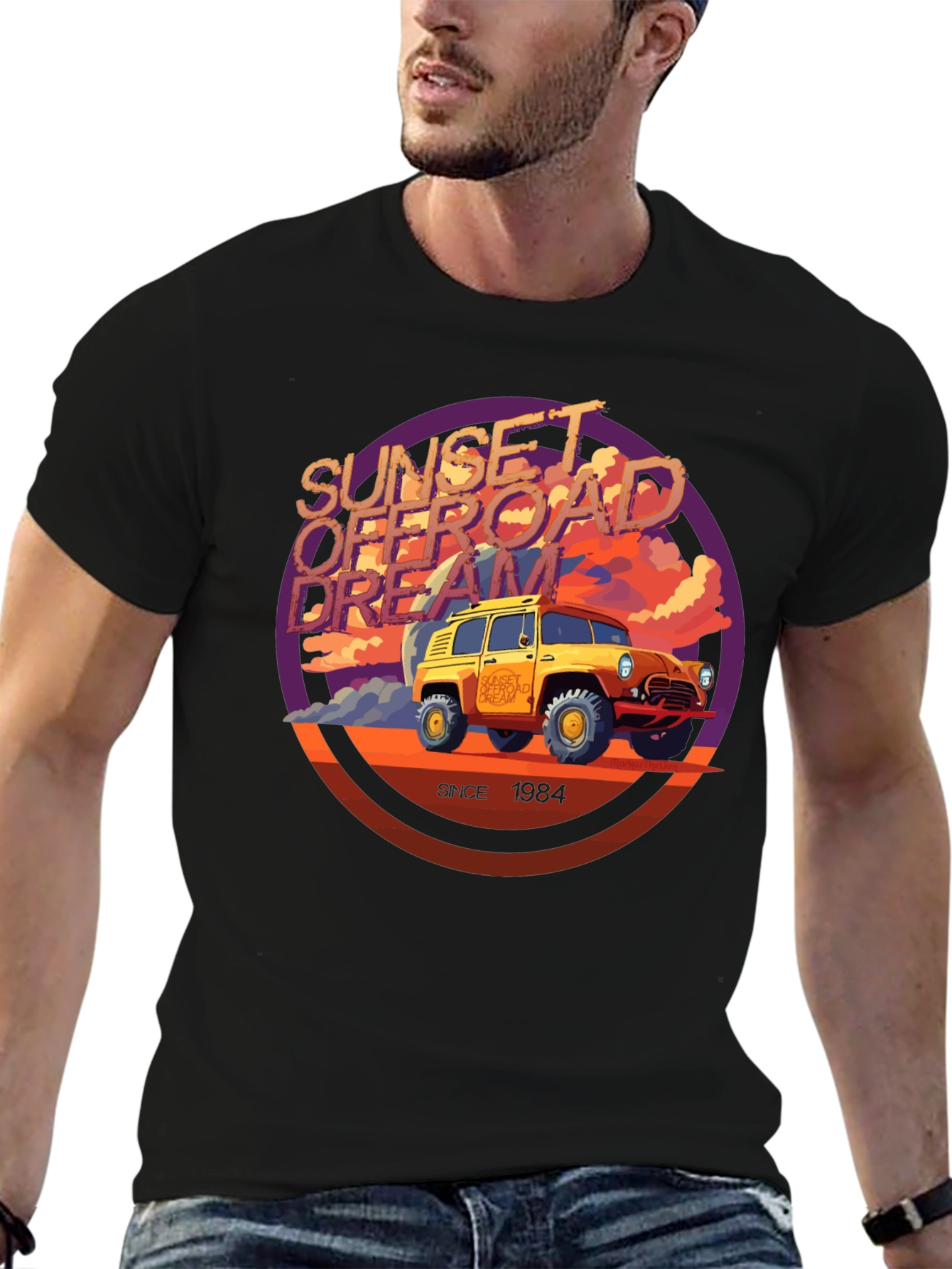 Black Sunset Offroad Dream Tee - Since 1984 view 6