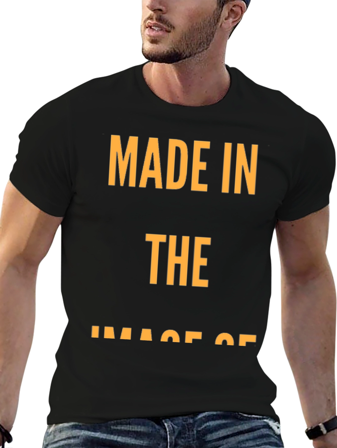 Black Made in the Image Graphic Tee view 6