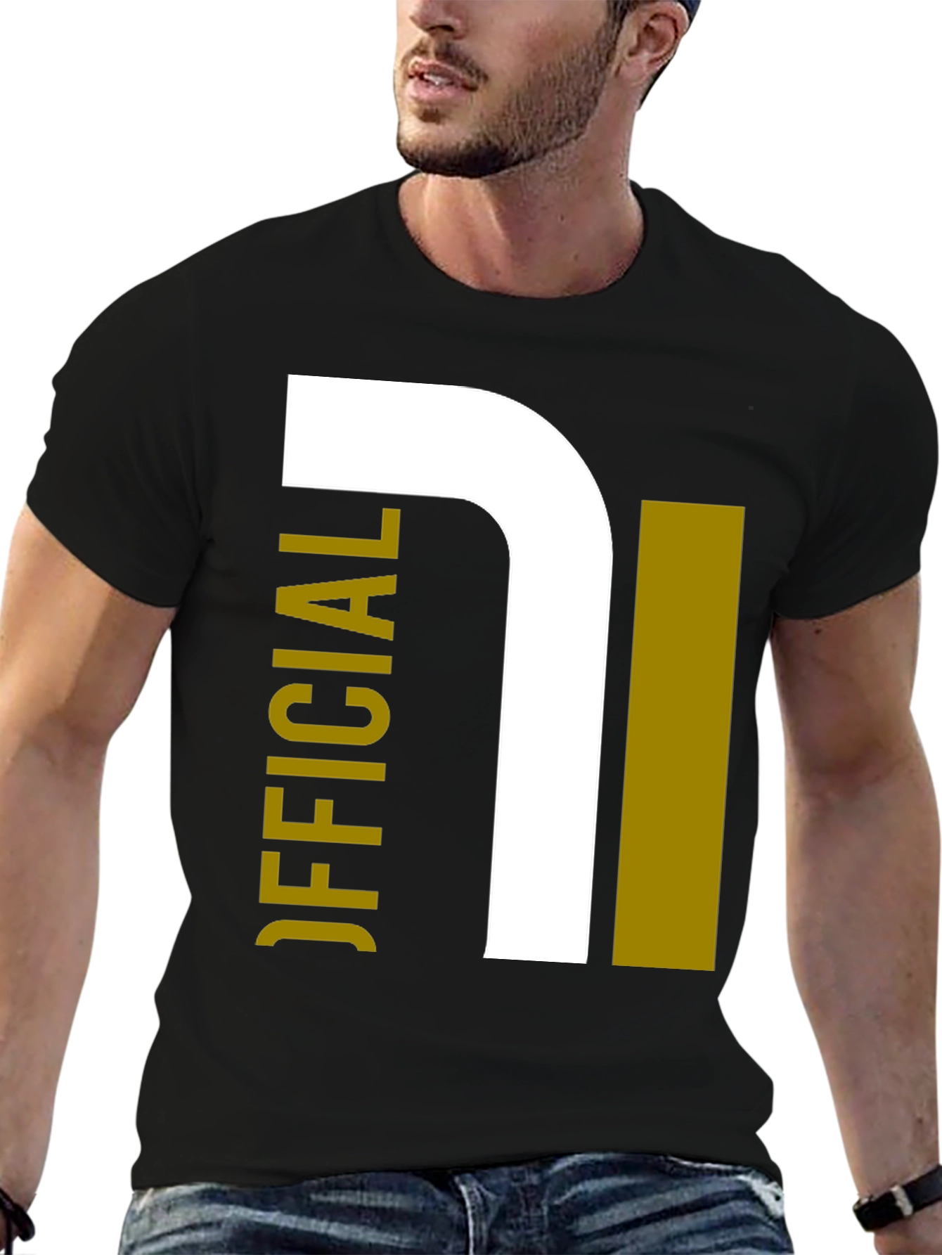 Black Official Black Graphic Tee Shirt view 6