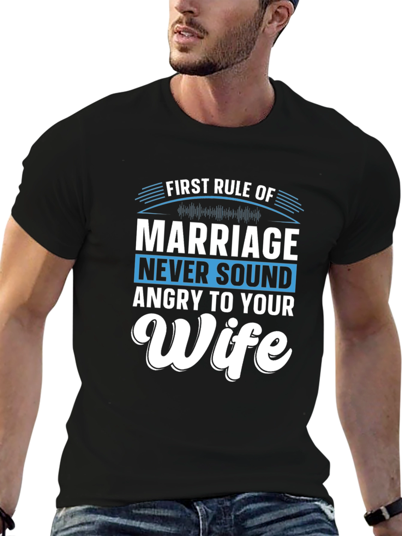 Black Marriage Rule Men's T-Shirt view 6