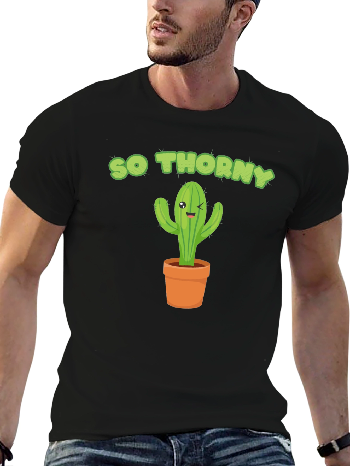 So Thorny Cactus Graphic Novelty T-Shirt - 6
