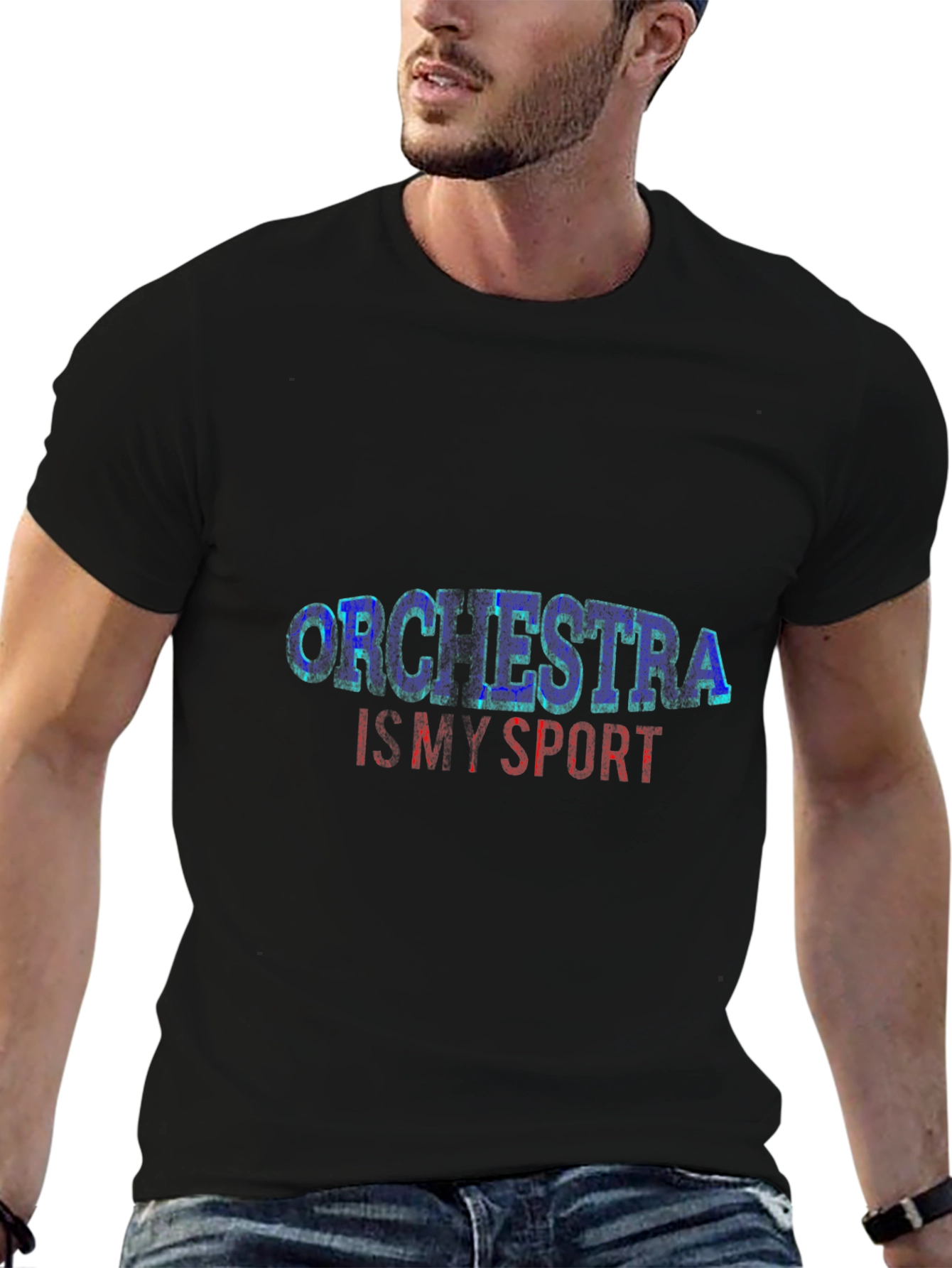 Black Orchestra Is My Sport Graphic Tee view 6
