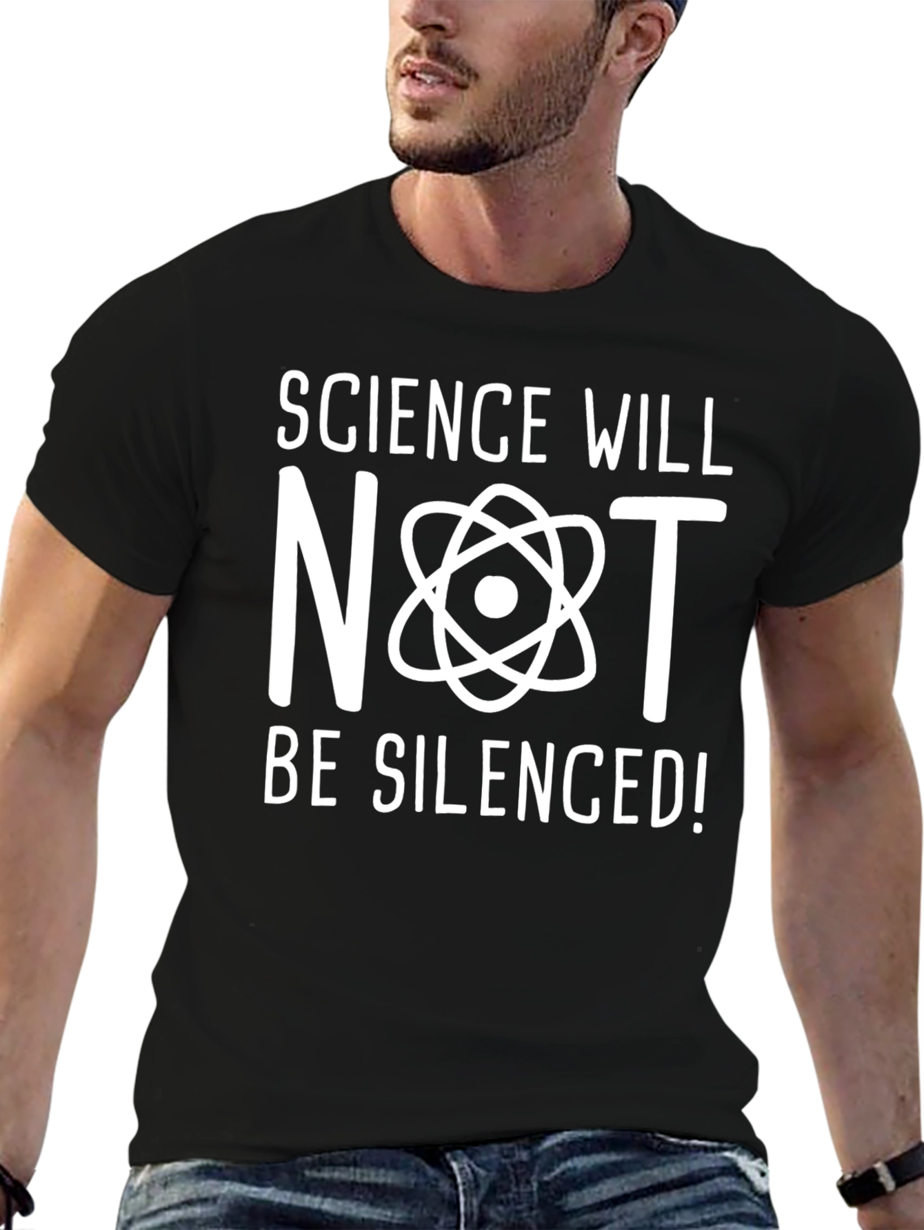 Black Science Will Not Be Silenced T-Shirt view 6