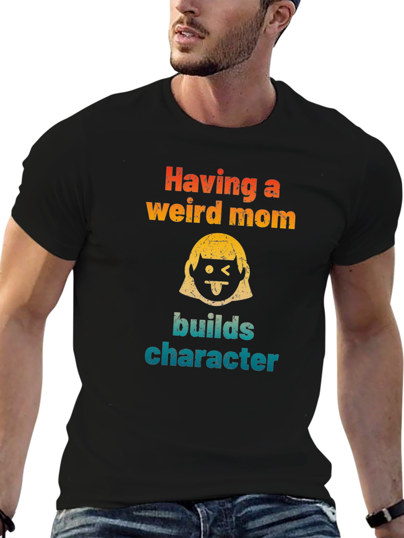 Having a Weird Mom T-Shirt - Funny Character Builder - 6