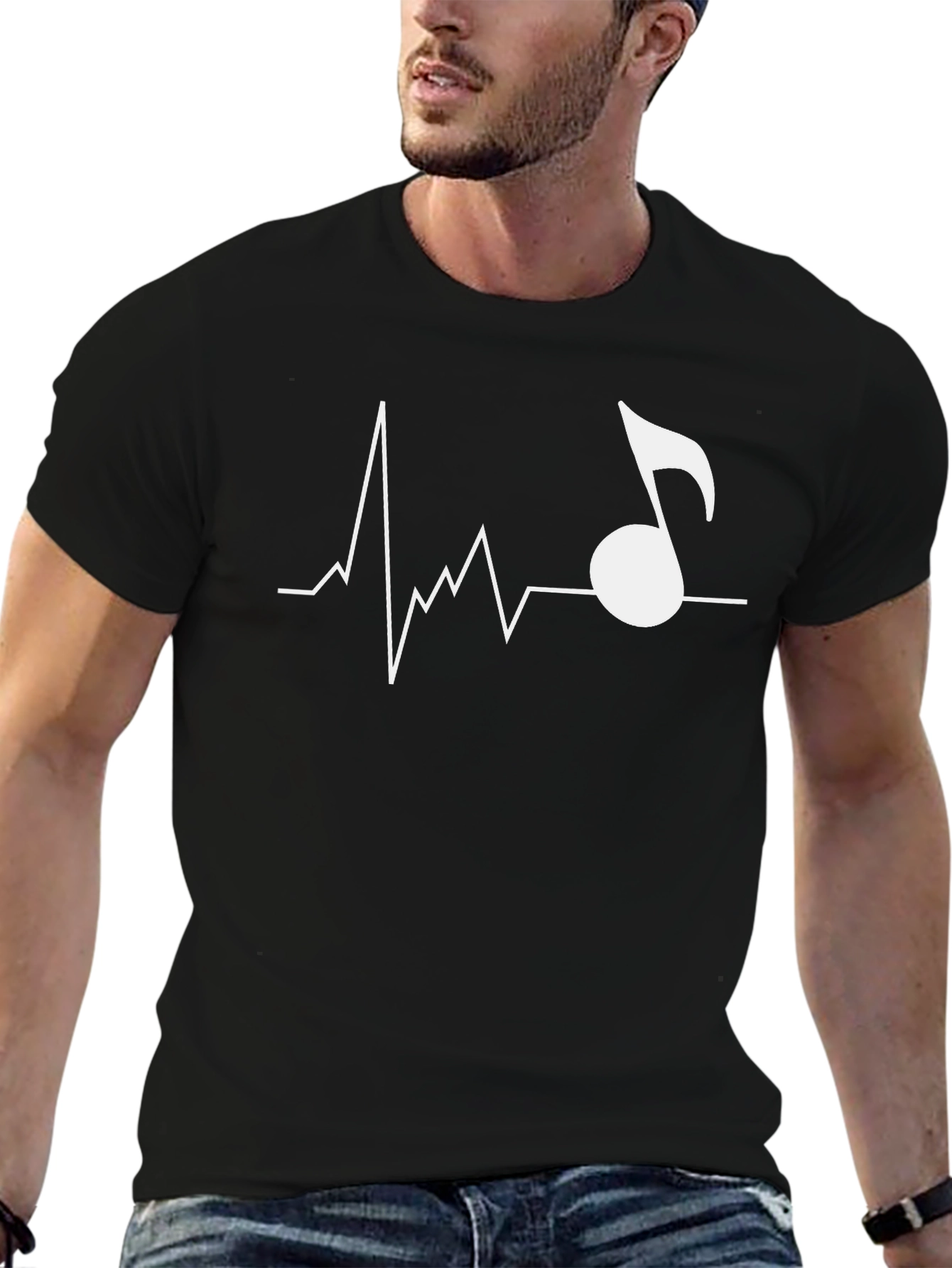 Music Heartbeat Tee - Rhythm of Life Shirt - 6